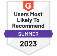 G2 Users Most Likely To Recommend